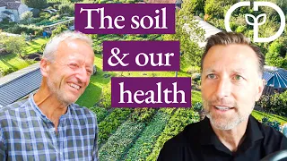 Charles Dowding and Dr. Eric Berg discuss links between soil and health as a positive state