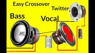 how to make crossover for speaker?