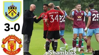 Burnley 3-0 Man United | Manchester Unitedbeaten home! Man United Vs Burnley closeddoors friendly