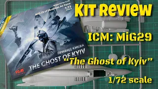 ICM Ghost of Kyiv MiG-29 1/72 Scale Model Unboxing & Kit Review (with Ukrainian Air Force Paint Set)