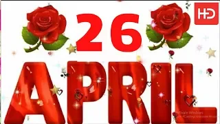26 April Special New Birthday Status Video , happy birthday wishes, birthday msg quotes जन्मदिन