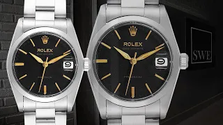 Rolex OysterDate Precision Silver Dial Midsize Steel Vintage Watch 6466 | SwissWatchExpo