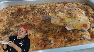 Surpreenda sua Mãe Receita Irresistível de Torta Salgada de Pizza para  Dia das Mães receitas a jato