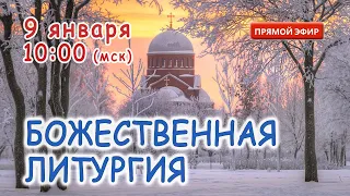 Прямая трансляция: Божественная литургия. Воскресенье 9 января 2022.