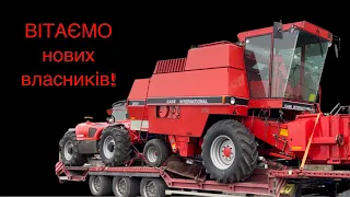 Вітаємо нових власників! Комбайн CASE INTERNATIONAL 3800 та Навантажувач телескопічний MANITOU 🔥