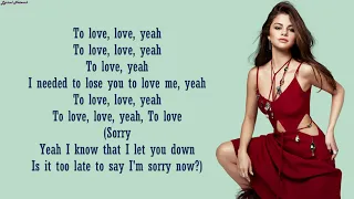Selena Gomez, Justin Bieber - Sorry To Love You (MASHUP) | Lyrics
