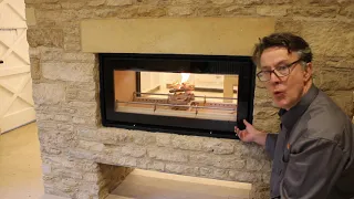 Stovax Studio 2 Duplex Double Sided Fire - Cotswold Installation