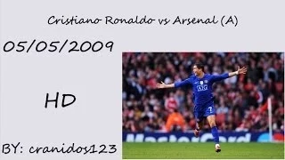 Cristiano Ronaldo Vs Arsenal Away 05/05/2009