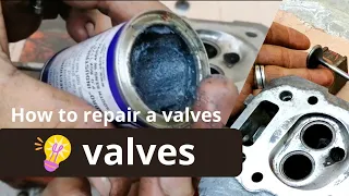 How to fix small engine valves | Repair honda lawn mower