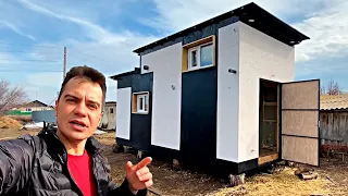 Парень из Оренбургской области построил Бытовку по своей технологии | Бытовка за 250К рублей