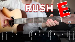 Rush E (Fingerstyle) + guitar tabs