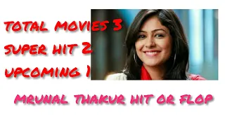 MRUNAL THAKUR ALL HIT OR FLOP MOVIES LIST