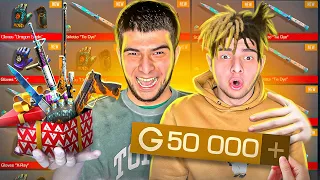 ЧТО КУПИТ МЛАДШИЙ БРАТ на 50000 ГОЛДЫ, если ЕМУ ВСЕ РАЗРЕШАТЬ!?? STANDOFF 2!ОН БОГАТЫЙ В СТАНДОФФ 2!