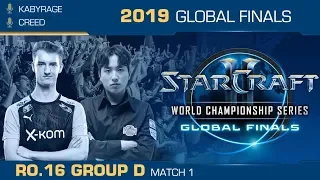 [2019 WCS Global Finals] Ro.16 | Group D | Match 1 | Elazer (Z) vs. Trap (P)