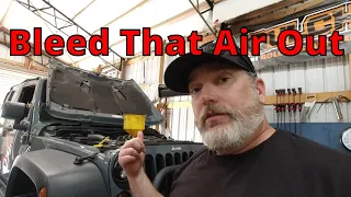 Bleed The Air Out Of The Coolant System On A Jeep Wrangler