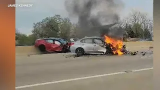 Good Samaritans help drivers in fiery Route 53 crash