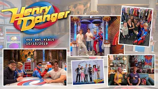 Henry Danger set visit in our Cosplays Captain Man Kid Danger