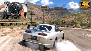 1000HP Toyota Supra | Forza Horizon 5 | Thrustmaster T300RS gameplay