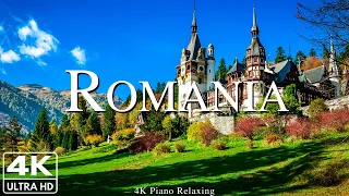 FLYING OVER THE ROMANIA 4K UHD - Relaxing Music Along With Beautiful Nature Videos - 4K Video HD