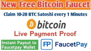 Free Bitcoin Faucet, Claim 10-20 BTC satoshi every minutes to faucetpay || Instant Claim Faucets