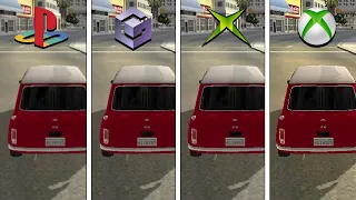 The Italian Job (2003) PS2 vs GameCube vs XBOX vs XBOX 360 (Graphics Comparison)