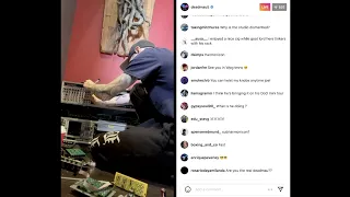 Deadmau5 working on his Modular Synths (Instagram Live Stream)