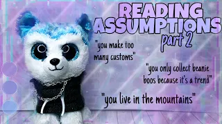 READING ASSUMPTIONS ABOUT ME | Part 2 (beanie boos)