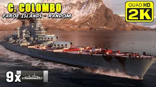 Battleship Cristoforo Colombo - The Italian Navy is on patrol in the Faroe Islands.