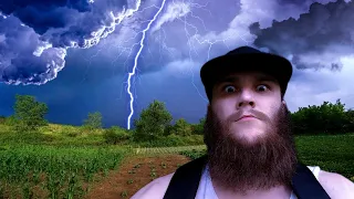 5 Минут До Удара ⛈️⚡🌪️😱 Самая Страшная Гроза В Жизни ⚡