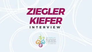 Interview: Ziegler / Kiefer (AUT) | ISU European Figure Skating Championships |#EuroFigure