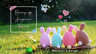 Easter Bunny Egg Amigurumi Tutorial ♡ How to crochet bunny egg 🐰