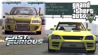 GTA 5: Brian's '2Fast 2Furious' Mitsubishi Evolution - Karin Sultan RS REPLICA BUILD!