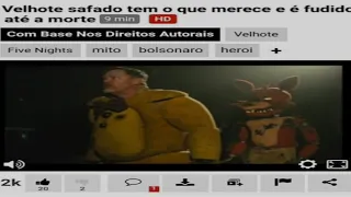 Five nights at Freddy's o Pesadelo sem Fim cena do Grito de vitória com o som do jumpscare original