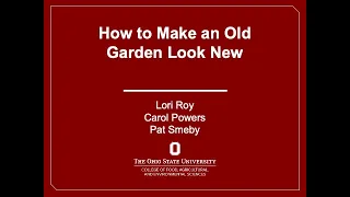 Meet Us in the Garden: How to Make an Old Garden Look New