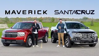 2022 Ford Maverick vs Hyundai Santa Cruz // The $40,000 Question