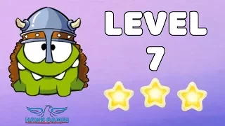 Cut The Rope: Time Travel - Level 1-7 [The Middle Ages] 3 Stars Walkthrough