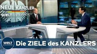Das sind die ZIELE von KANZLER SCHOLZ | WELT EXKLUSIV Interview