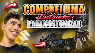 COMPREI UMA INTRUDER 125 PARA CUSTOMIZAR!