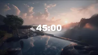 45 Minute Timer with Music | Eternal Calm Music