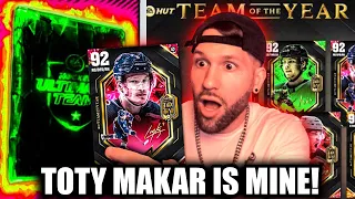 TEAM OF THE YEAR CALE MAKAR IS MINE! Power Up Icon Pull, Ultimate Choice Pack & More! NHL 24 TOTY