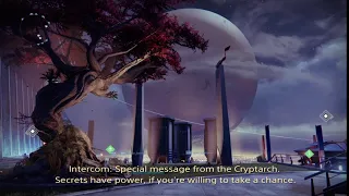 Idle Dialogue, The Tower | Intercom: "Secrets Have Power" | Destiny