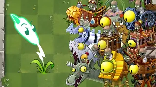 Lightning Reed Max Level Vs. All Final Boss (Zomboss) / Plants Vs. Zombies 2