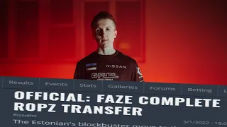 🆕ROPZ CONFIRMED TRANSFER TO FAZE 2022