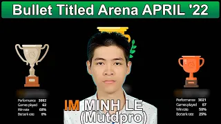 BULLET Titled Arena April '22 | IM Mutdpro | LICHESS.ORG | 23/02/22
