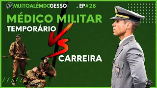 QUAL A DIFERENÇA ENTRE MÉDICO MILITAR DE CARREIRA E O SERVIÇO TEMPORÁRIO? (Felipe Jader) | MAG 28