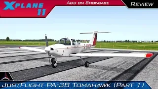 X Plane 11 | Just Flight PA-38 Tomahawk Review | Introduction and Cockpit Tour (1)