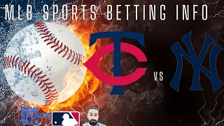 Minnesota Twins VS New York Yankees Free MLB Sports betting info 5/15/24