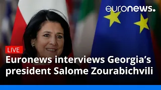 Euronews interviews Georgia’s president Salome Zourabichvili