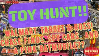 Toy Hunt! Chun Li..Pink Batmobiles & A ROSS Find?! #toys #toyhunt #collector #ross