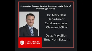 Surgical Strategies Webinar May Stroke Awareness Month 2020